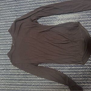 Long Sleeve Black Top aritzia